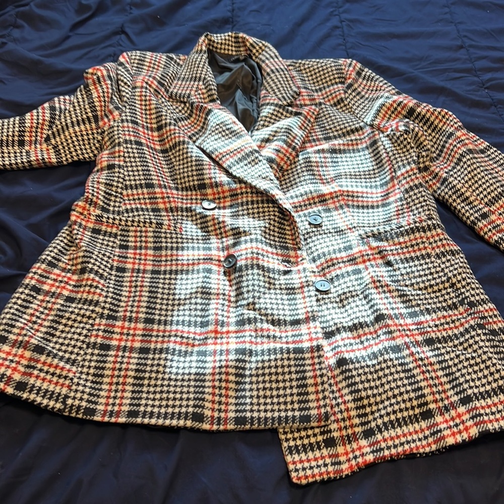 Checker print blazer - Picture 2 of 3